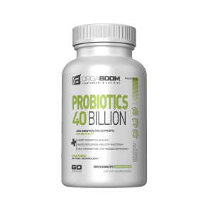 Probiotic 40 Billion CFU – 4 Strains + Prebiotic MAKTrek® Technology | High-Potency Digestive & Immune Support | Non-GMO, Gluten-Free, Made in USA